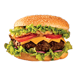 7. Cheese Burger & Chips 