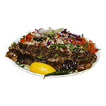 14. Charcoal Mince Kebab & Lamb 